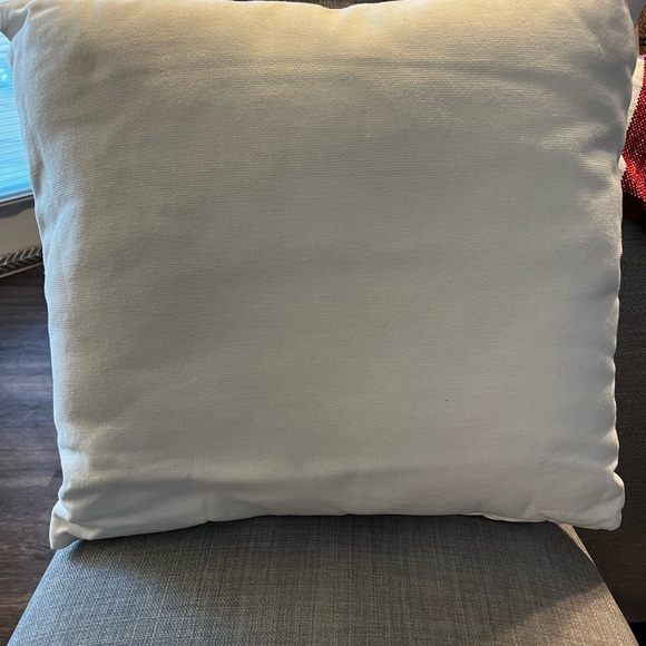 Christmas Tree White and Gold Holiday Pillow - Picture 2 of 2